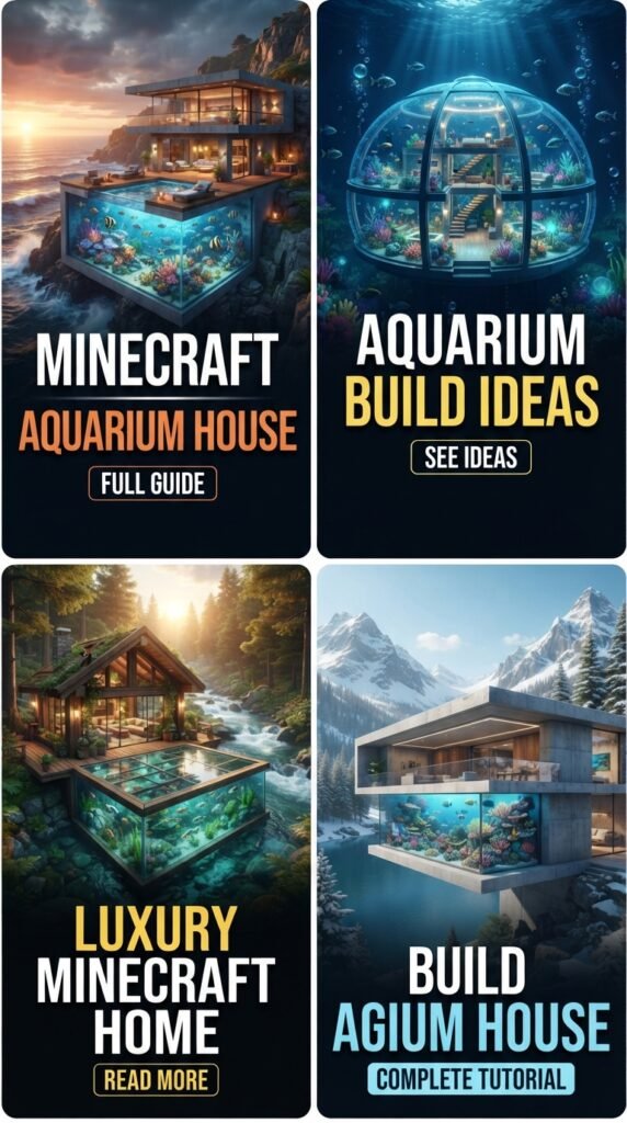 Minecraft Aquarium House