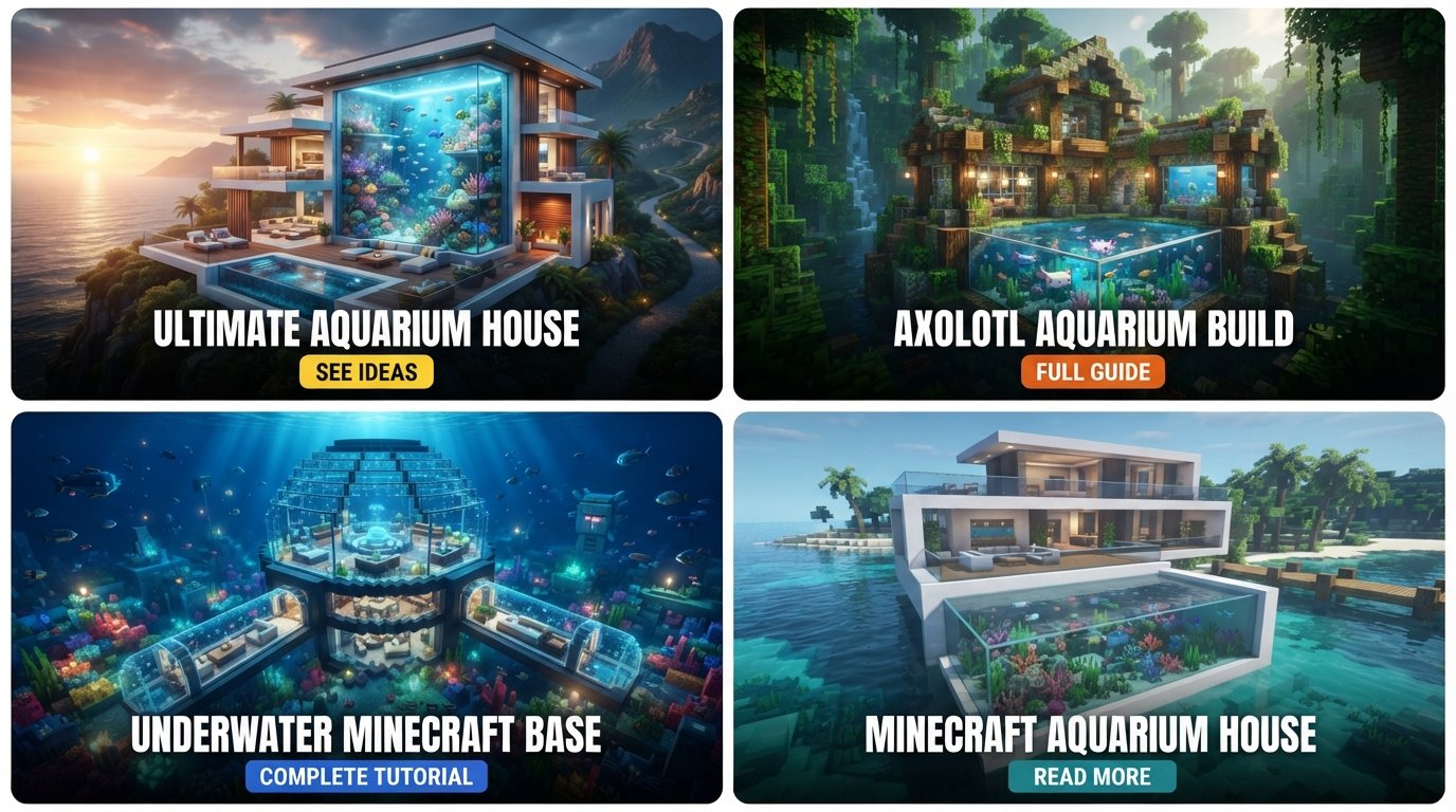 Minecraft Aquarium House