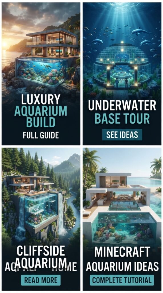 Minecraft Aquarium House