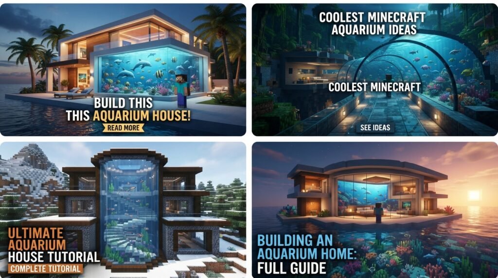 Minecraft Aquarium House