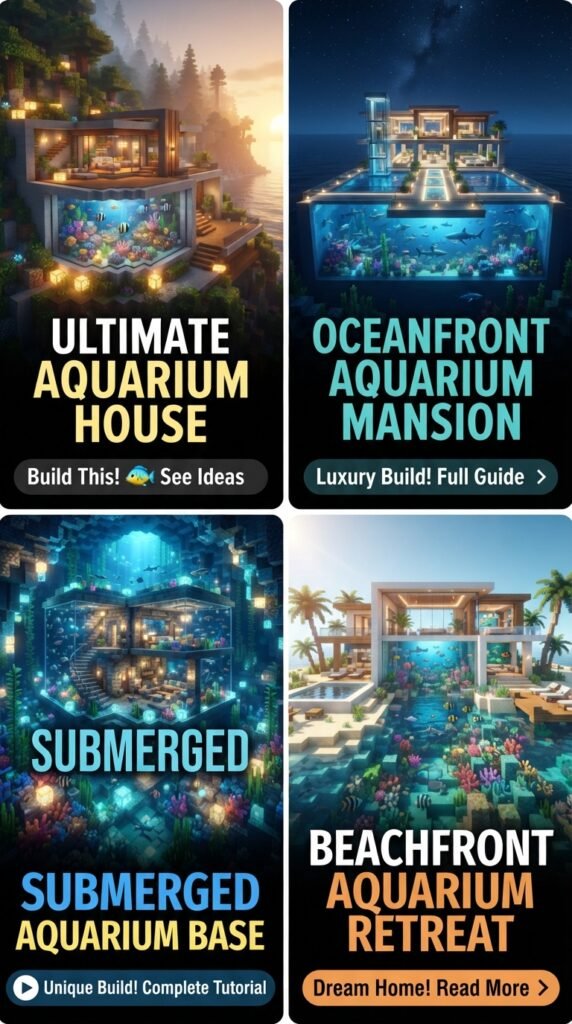 Minecraft Aquarium House