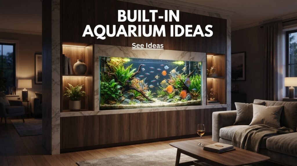Built In Aquarium in the Wall