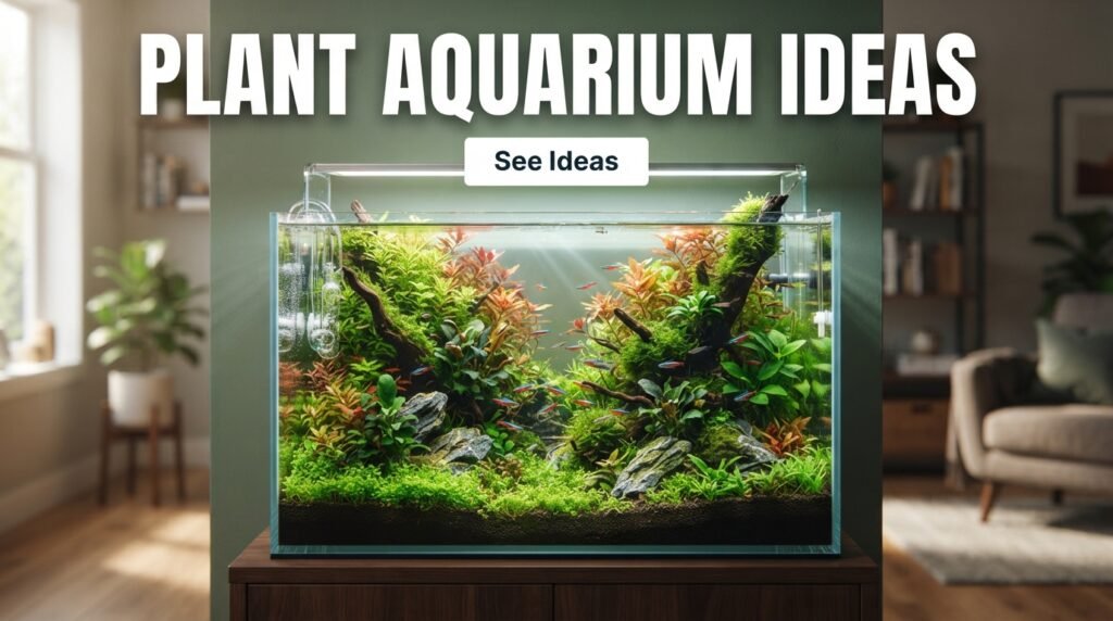 plant aquarium ideas fish tanks