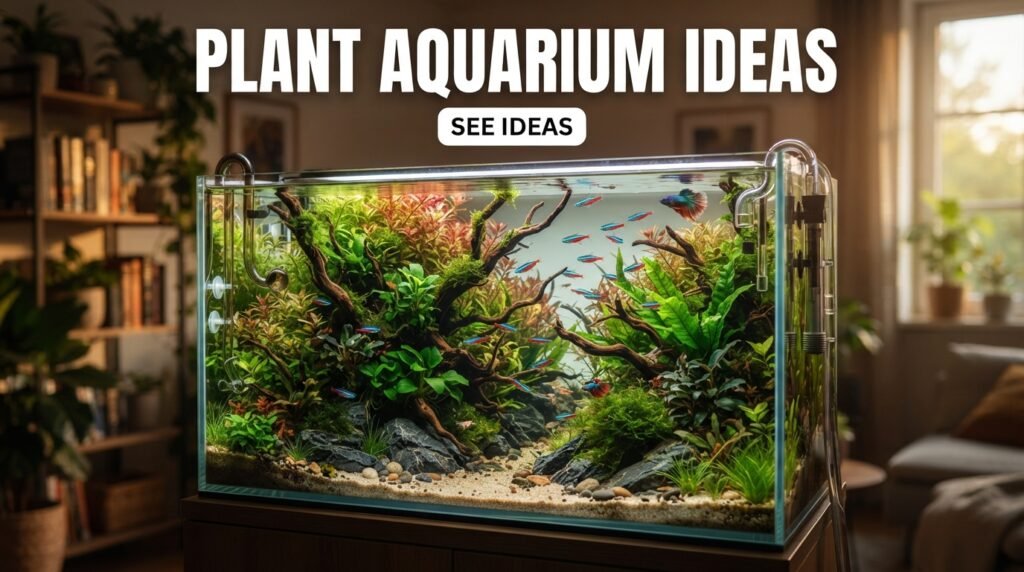 plant aquarium ideas fish tanks