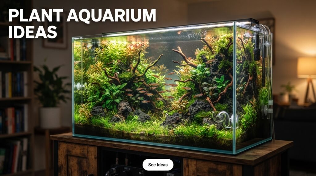 plant aquarium ideas fish tanks
