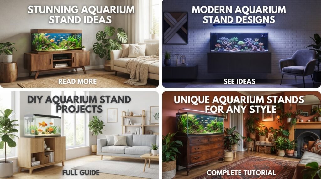 Aquarium Stand Ideas for Living Rooms