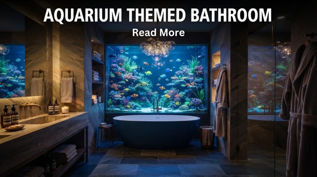 Aquarium Themed Bathroom