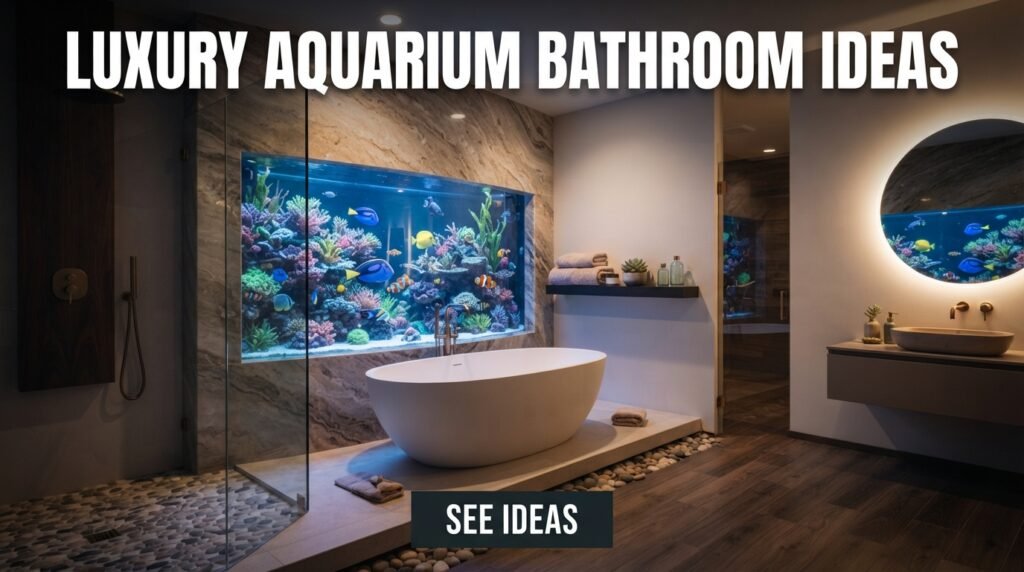 Aquarium Themed Bathroom