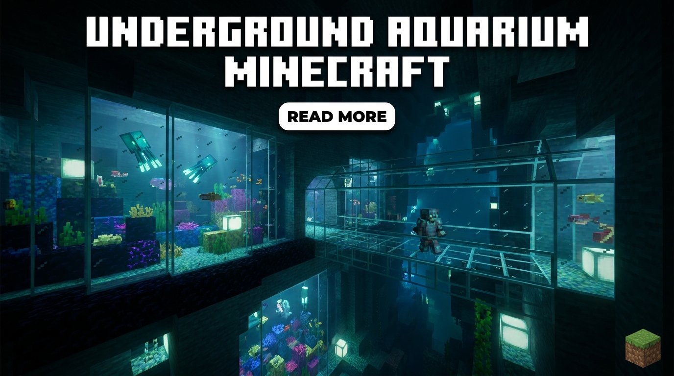Underground Aquarium Minecraft
