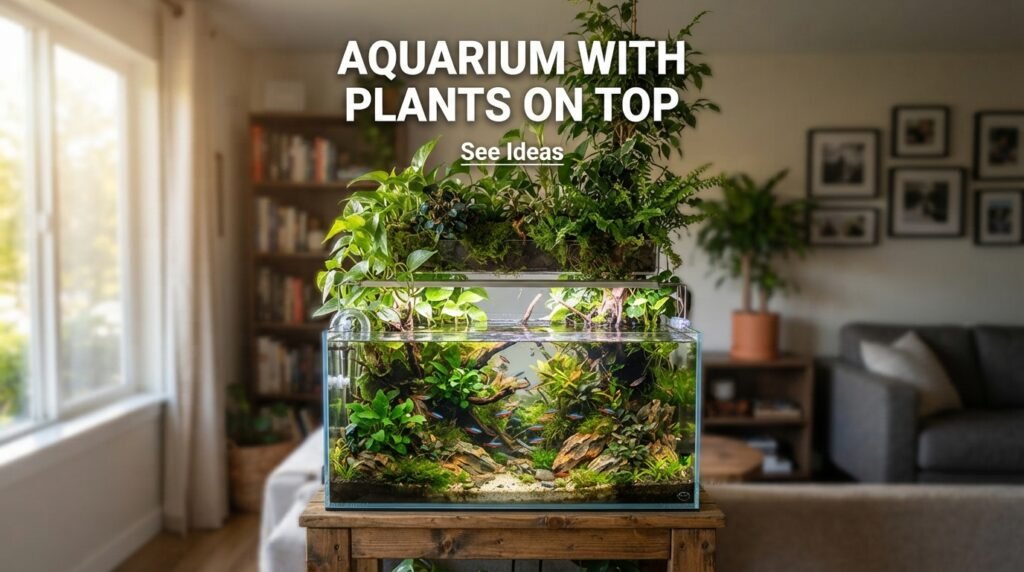 Aquarium With Plants on Top