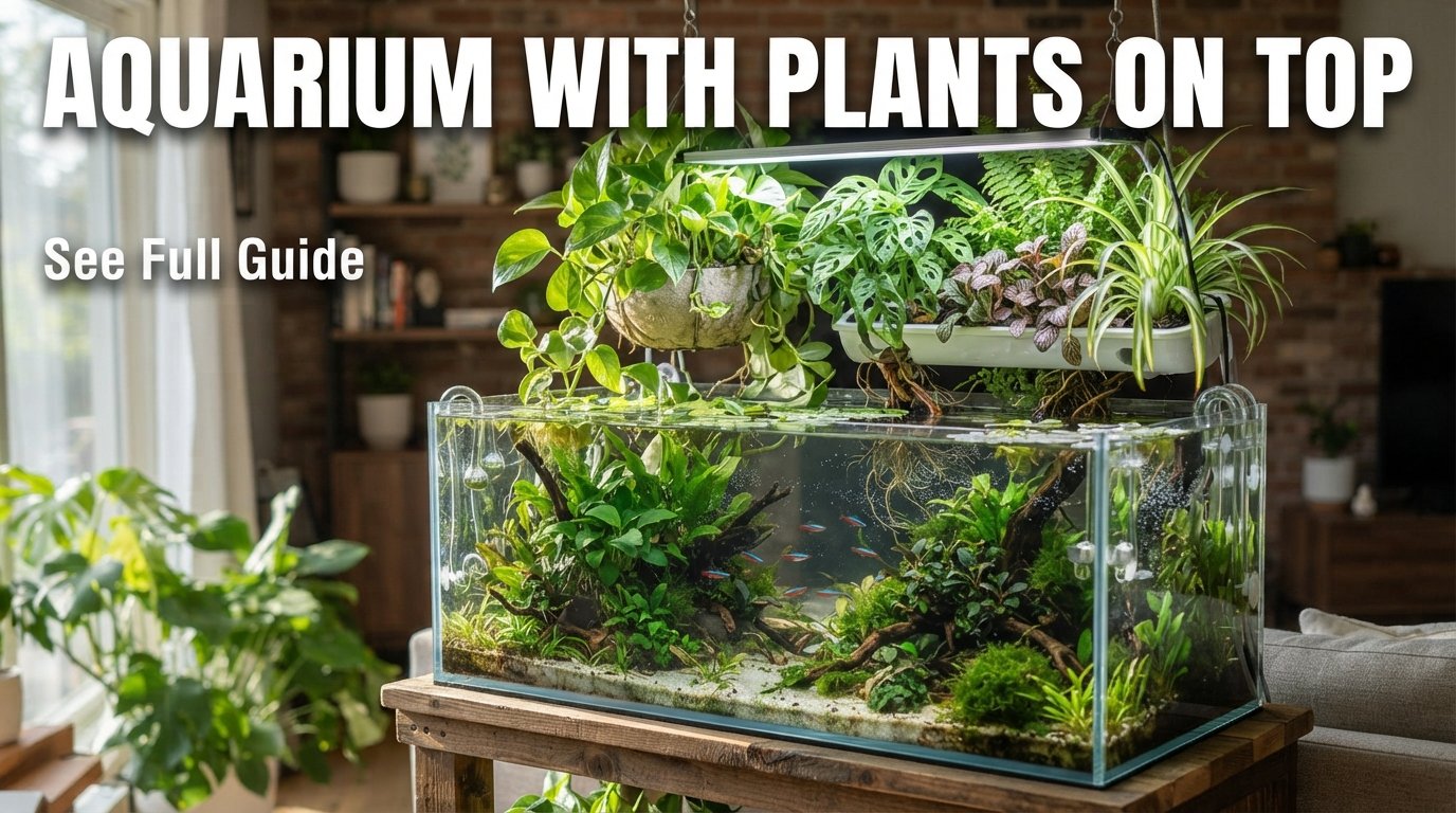 Aquarium With Plants on Top
