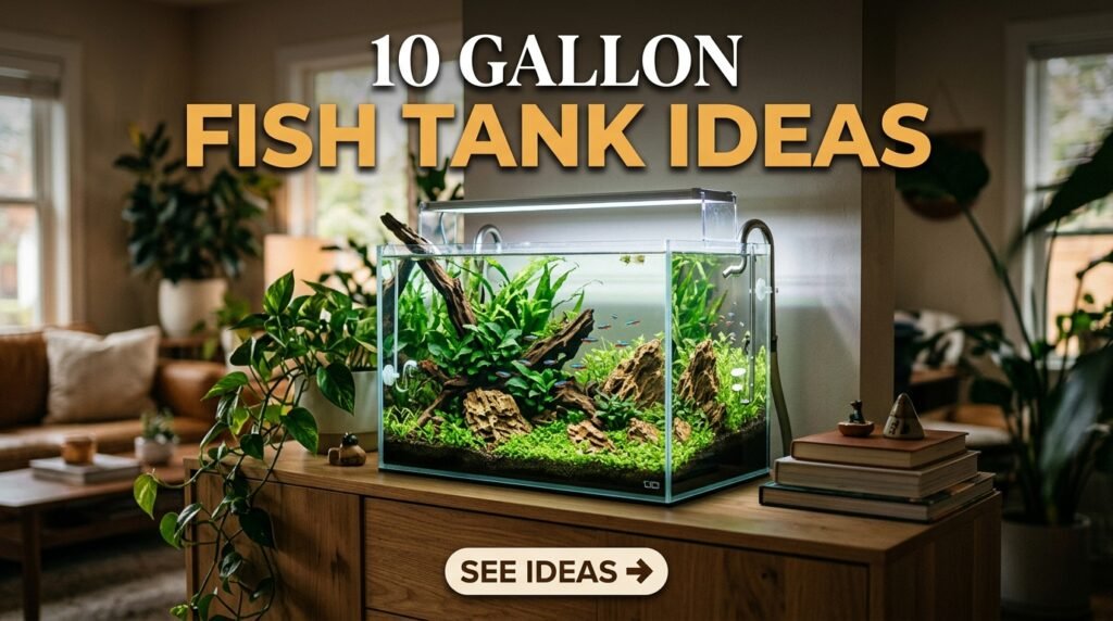 10 Gallon Fish Tank Ideas Decor Aquarium