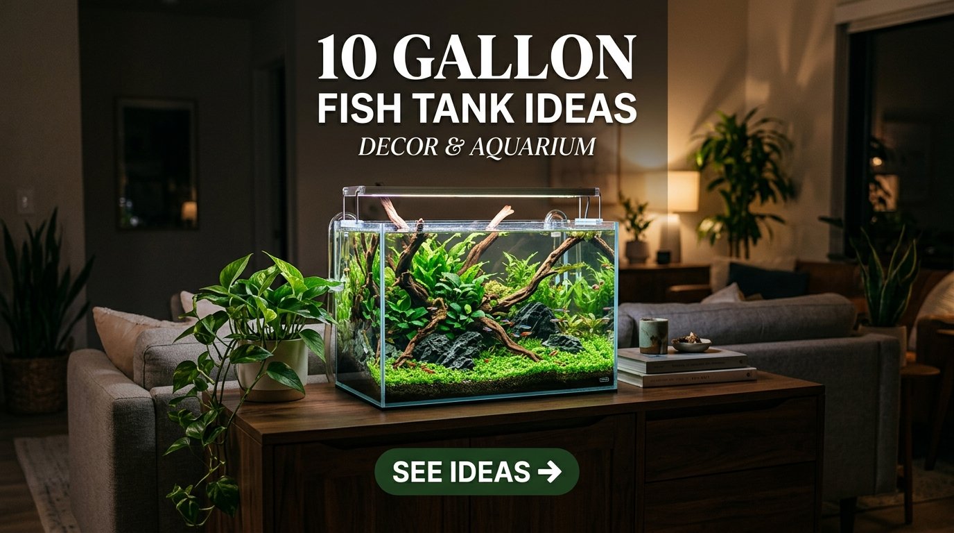 10 Gallon Fish Tank Ideas Decor Aquarium