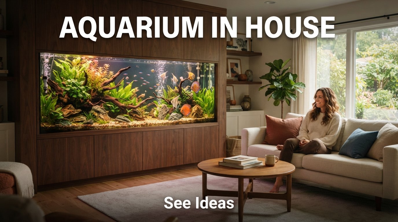 Aquarium in House Living Rooms