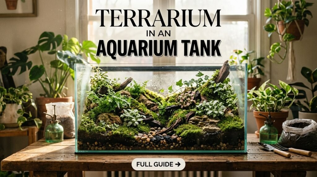 Terrarium in Aquarium Tank