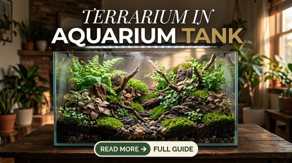 Terrarium in Aquarium Tank