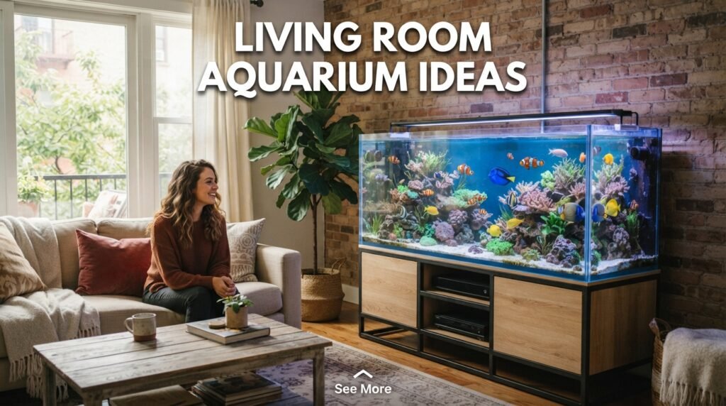 Aquarium in House Living Rooms
