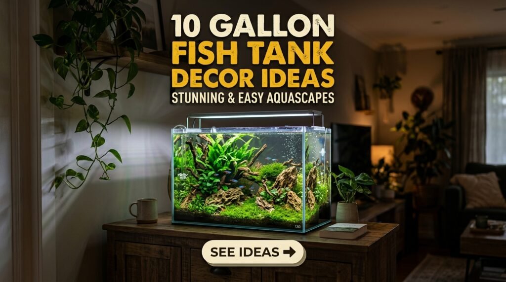 10 Gallon Fish Tank Ideas Decor Aquarium